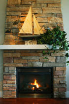 Rock Fireplace Design